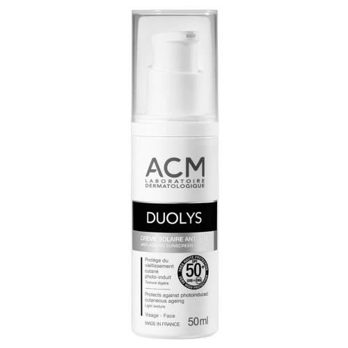 ACM Ochranný krém proti starnutiu pleti SPF 50+ Duolys ( Anti-Ageing Sunscreen Cream) 50 ml