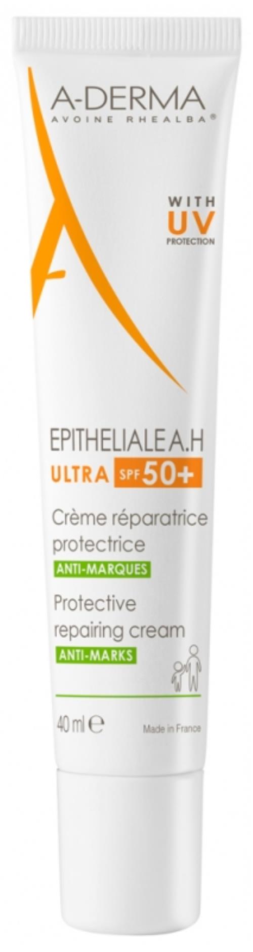 A-DERMA Ochranný a obnovujúci krém SPF 50+ Epitheliale AH Ultra (Protective Repairing Cream) 40 ml