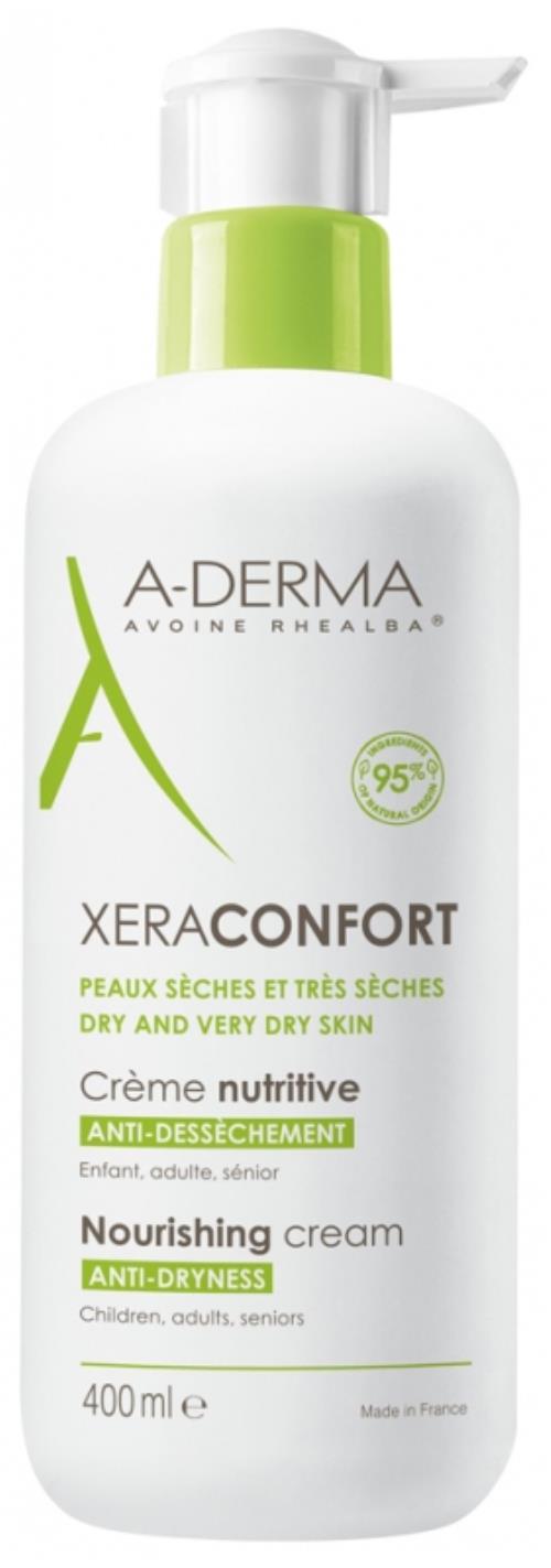 A-DERMA Vyživujúci telový krém pre suchú až veľmi suchú pokožku XeraConfort (Nourishing Cream) 400 ml