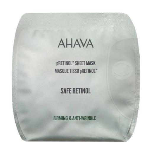 AHAVA Plátínková maska proti vráskam Safe Retinol (pRetinol Sheet Mask) 17 g