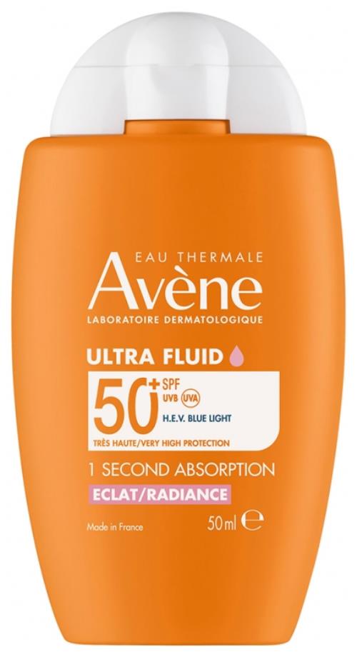 Avène Rozjasňujúci ochranný pleťový fluid SPF 50+ Radiance (Ultra Fluid) 50 ml