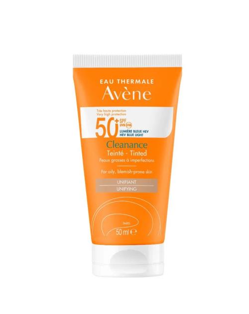 Avène Tónujúci ochranný krém pre problematickú pleť SPF 50+ Cleanance Unifying (Tinted Sunscreen) 50 ml