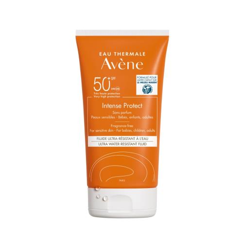 Avène Vodeodolný fluid na opaľovanie SPF 50+ Intense Protect (Ultra Water-Resistant Fluid) 150 ml