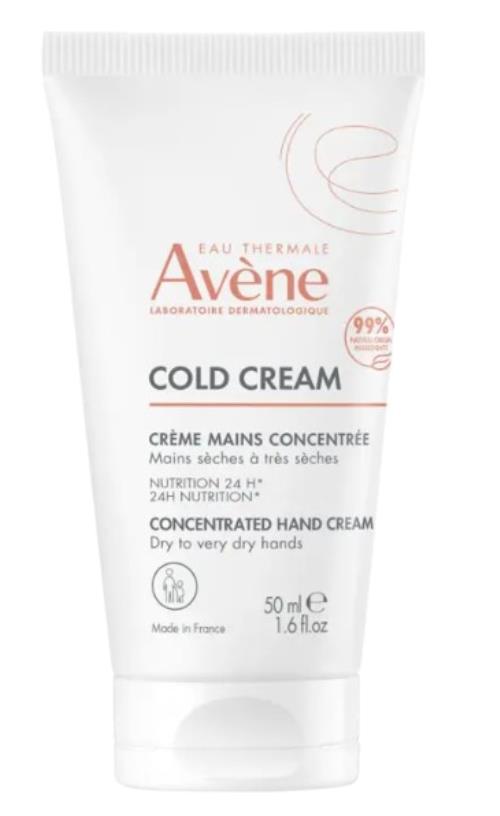 Avène Vyživujúci a ochranný krém pre suchú až veľmi suchú pokožku rúk Cold Cream (Concentrated Hand Cream) 50 ml