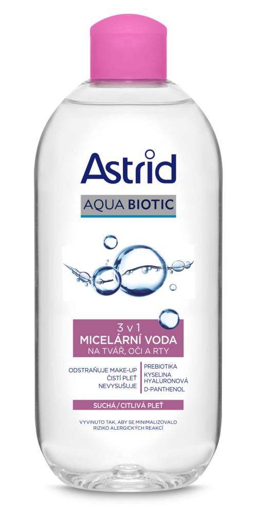 Astrid Micelárna voda 3v1 pre suchú a citlivú pleť Soft Skin 400 ml