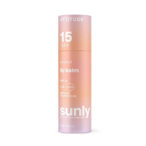 Attitude Minerálny ochranný balzam na pery s vôňou kokosu SPF 15 (Lip Balm) 8,5 g