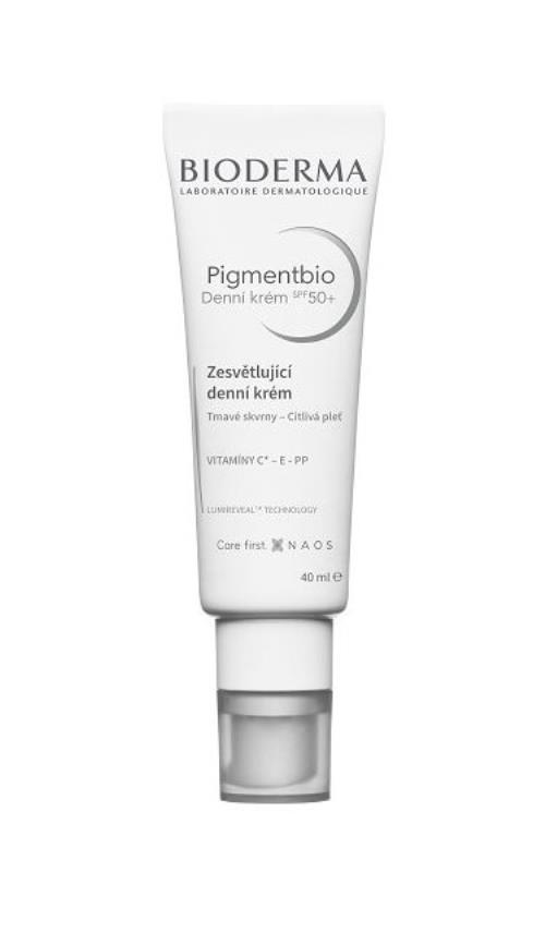 Bioderma Zosvetľujúci a ochranný denný krém SPF 50+ Pigmentbio Daily Care (Brightening Daily Care) 40 ml