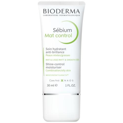 Bioderma Zmatňujúci hydratačný pleťový krém Sebium Mat Control (Shine-Control Moisturiser) 30 ml