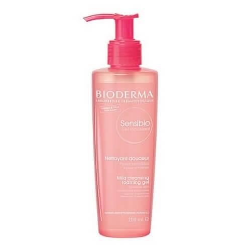 Bioderma Čistiaci penivý gél pre citlivú pleť Sensibio Gel Moussant (Mild Cleansing Foaming Gel) 200 ml
