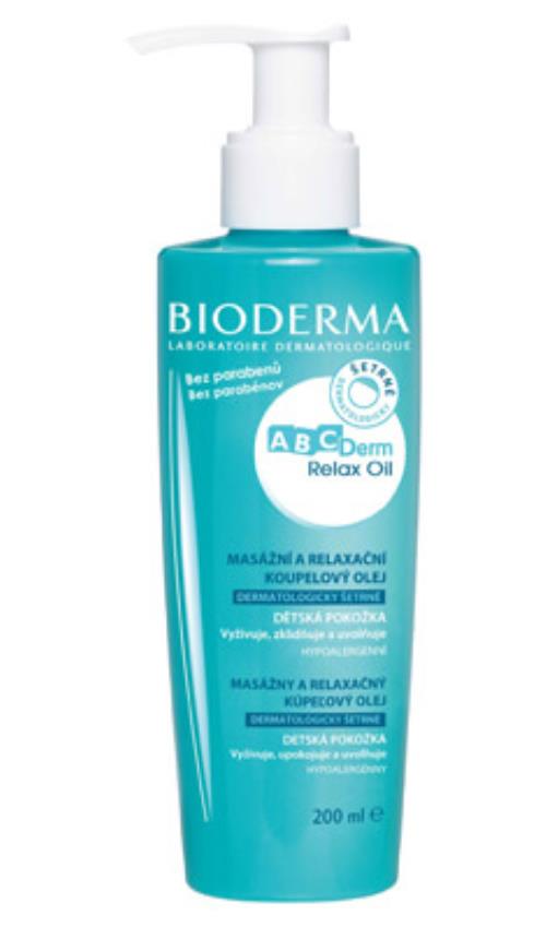 Bioderma Masážny a relaxačný kúpeľový olej pre deti ABCDerm (Relax Oil) 200 ml