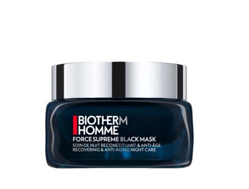 Biotherm Nočná pleťová maska s anti-age účinkom Force Supreme (Black Mask) 50 ml