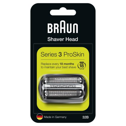 Braun Náhradná hlavica pre elektrický holiaci strojček Series 3 32B Black