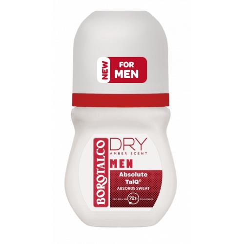 Borotalco Guľôčkový dezodorant Men Dry Amber (Deo Roll-On) 50 ml