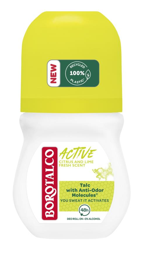 Borotalco Guľôčkový dezodorant Active Citrus (Deo Roll-On) 50 ml