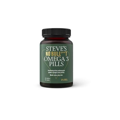 Steve's Stevove kapsuly No Bull***t Omega 3 60 tob.
