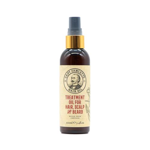 Captain Fawcett Vyživujúci olej na vlasy, pokožku hlavy a fúzy (Hair, Scalp and Beard Oil) 100 ml