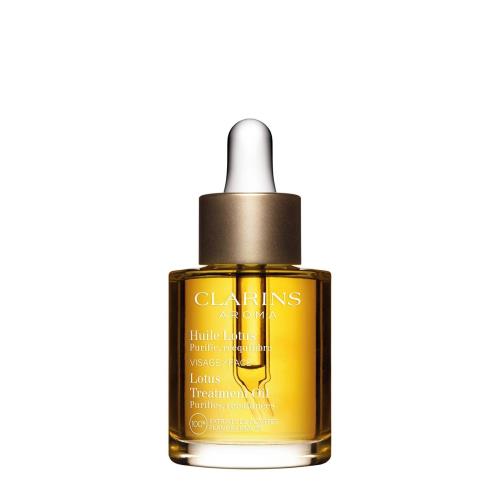 Clarins Ošetrujúci pleťový olej pre zmiešanú a mastnú pleť Lotus (Treatment Oil) 30 ml
