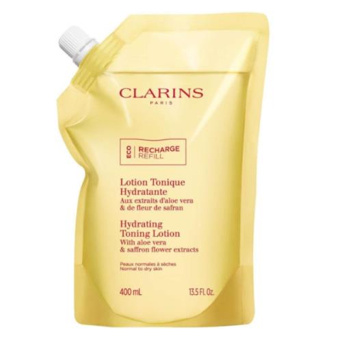 Clarins Hydratačná tonizačná voda pre normálnu až suchú pleť (Hydrating Toning Lotion) 400 ml - náhradná náplň