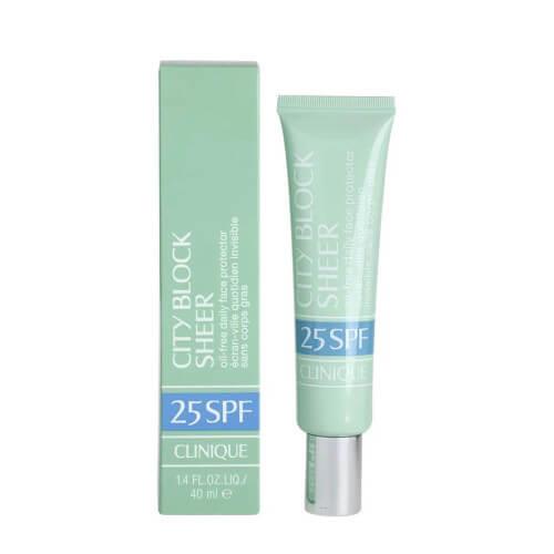 Clinique Ochranný krém na tvár City Block Sheer SPF 25 (Oil Free Daily Face Protector) 40 ml