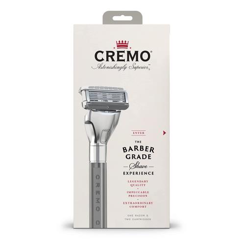 Cremo Holiaci strojček + 2 náhradné hlavice The Barber Grade
