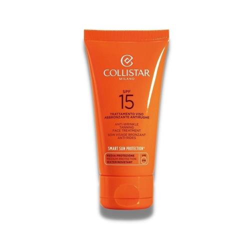 Collistar Opaľovacia pleťová starostlivosť proti vráskam SPF 15 (Anti-Wrinkle Tanning Face Treatment) 50 ml