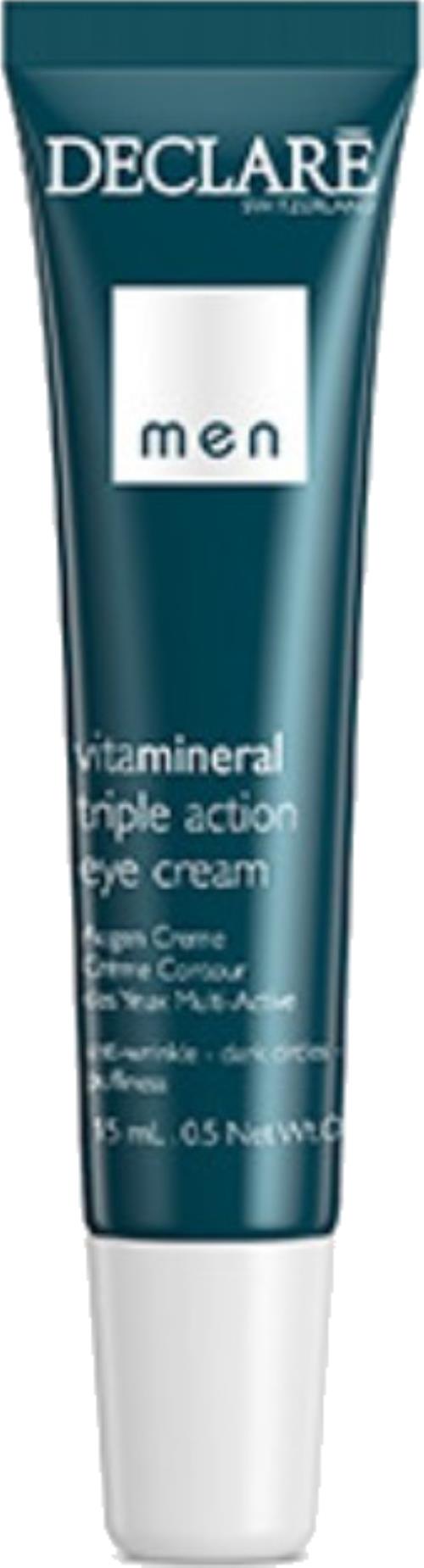 DECLARÉ Krém pre očné okolie pre mužov VitaMineral (Triple Action Eye Cream) 15 ml
