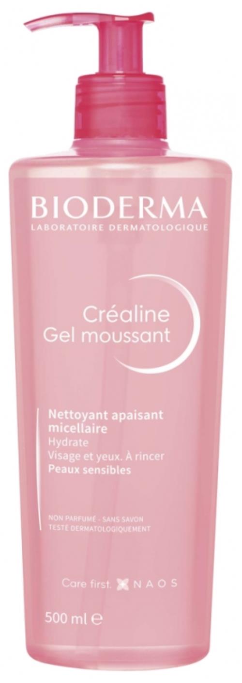 Bioderma Čistiaci gél pre citlivú pokožku Créaline (Foaming Gel) 500 ml