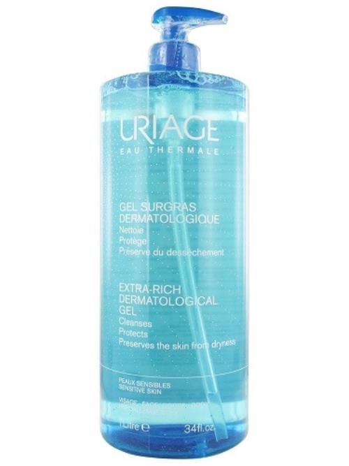 Uriage Čistiaci gél na tvár a telo (Extra-Rich Dermatological Gel) 1000 ml