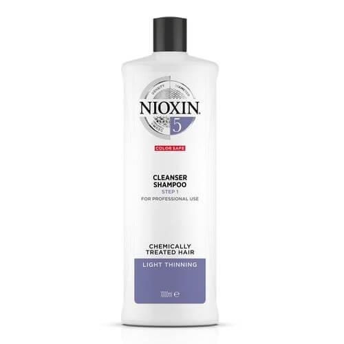 Nioxin Čistiaci šampón pre farbené ľahko rednúce vlasy System 5 (Shampoo Cleanser System 5) 300 ml