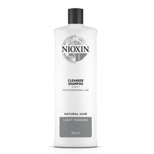 Nioxin Čistiaci šampón pre jemné mierne rednúce prírodné vlasy System 1 (Shampoo Cleanser System 1) 1000 ml