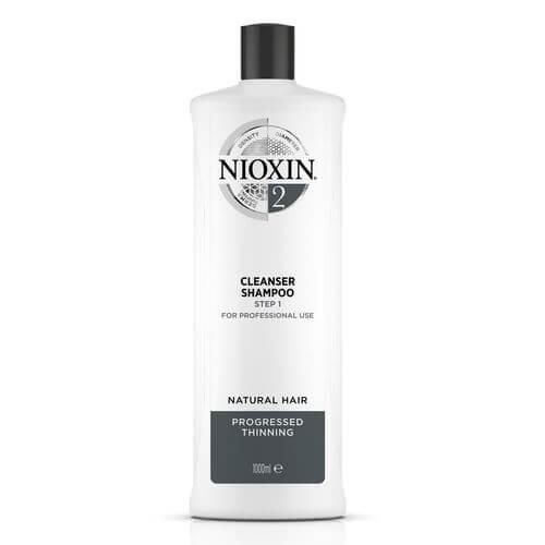Nioxin Čistiaci šampón pre jemné výrazne rednúce prírodné vlasy System 2 (Shampoo Cleanser System 2) 300 ml