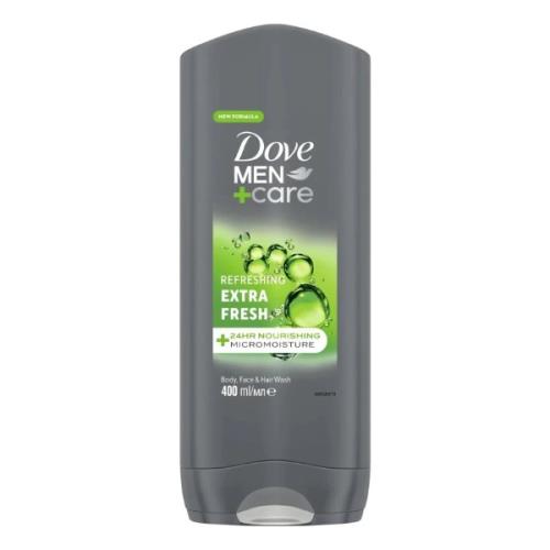 Dove Osviežujúci sprchový gél pre mužov Men+Care Extra Fresh (Body, Face & Hair Wash) 400 ml