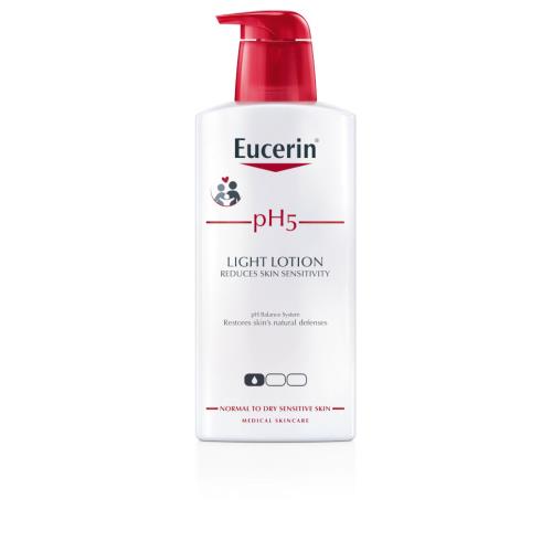 Eucerin Ľahké telové mlieko pre citlivú pokožku pH5 (Light Lotion) 400 ml