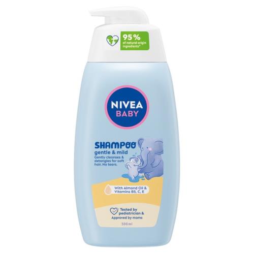 Nivea Extra jemný šampón pre deti Baby 500 ml - s pumpičkou