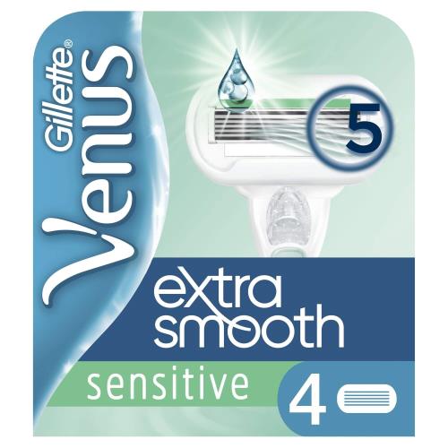 Gillette Náhradná hlavica Venus Extra Smooth Sensitive 4 ks
