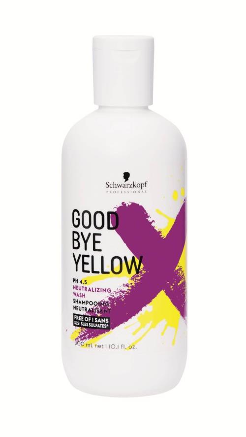 Schwarzkopf Professional Šampón pre neutralizáciu žltých tónov farbených a melírovaných vlasov Goodbye Yellow 300 ml