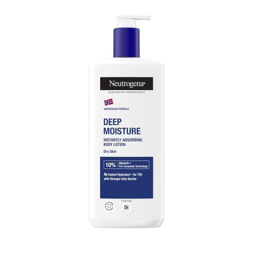 Neutrogena Hĺbkovo hydratačné telové mlieko pre suchú pokožku 24 H 400 ml