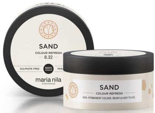 Maria Nila Jemná vyživujúca maska bez permanentných farebných pigmentov 8.32 Sand (Colour Refresh Mask) 300 ml