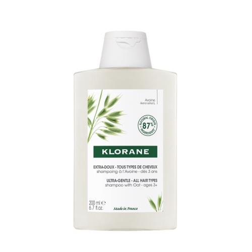 Klorane Jemný šampón pre všetky druhy vlasov Ovos (Ultra Gentle Shampoo) 200 ml