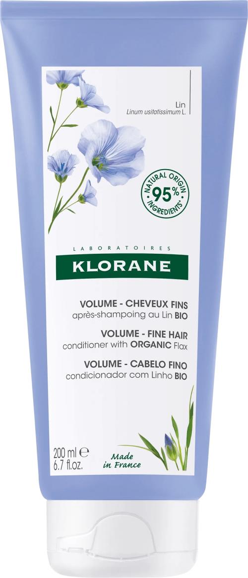 Klorane Kondicionér pre jemné vlasy s organickým ľanom (Volume Conditioner) 200 ml