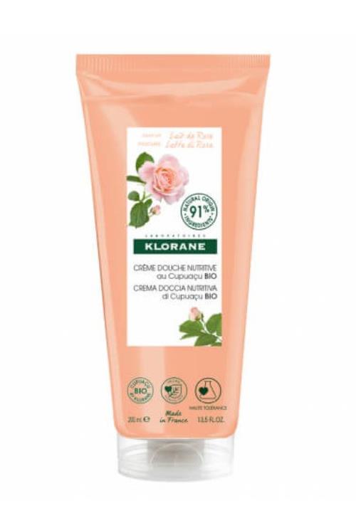 Klorane Vyživujúci sprchový gél Bio Ružové mlieko (Nourishing Shower Gel) 200 ml