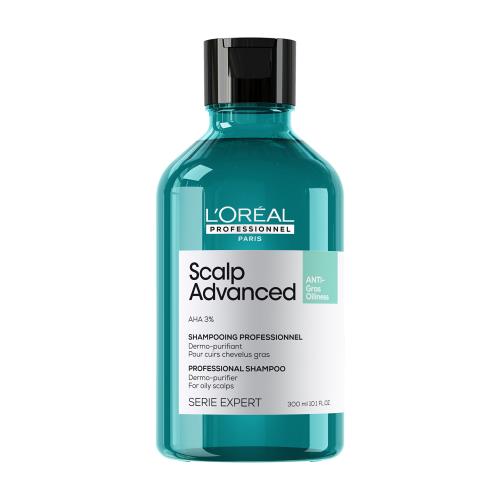 L'Oréal Professionnel Čistiaci šampón pre mastnú pokožku hlavy Scalp Advanced (Anti Oiliness Dermo Purifier Shampoo) 300 ml