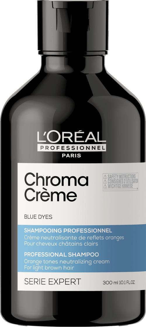 L'Oréal Professionnel Profesionálny modrý šampón neutralizujúci oranžové tóny Serie Expert Chroma Crème (Blue Dyes Shampoo) 500 ml