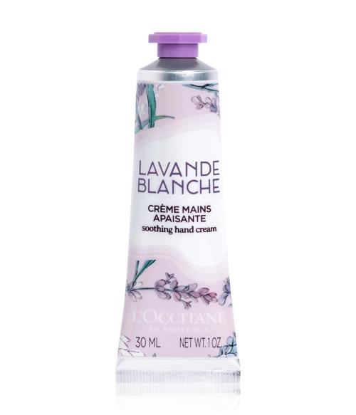 L'Occitane en Provence Upokojujúci krém na ruky Lavande Blanche (Soothing Hand Cream) 30 ml