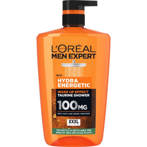 L'Oréal Paris Sprchový gél Men Expert Hydra Energetic (Wake Up Effect Taurine Shower) 1000 ml