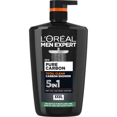 L'Oréal Paris Sprchový gél pre mužov Men Expert Pure Carbon (Total Clean Carbon Shower) 1000 ml