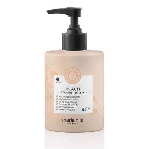 Maria Nila Jemná vyživujúca maska bez permanentných farebných pigmentov 9.34 Peach (Colour Refresh Mask) 100 ml
