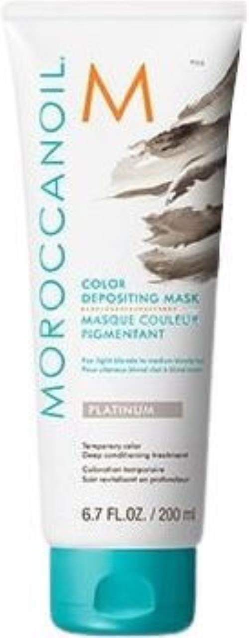Moroccanoil Tónujúca maska na vlasy Platinum (Color Depositing Mask) 200 ml