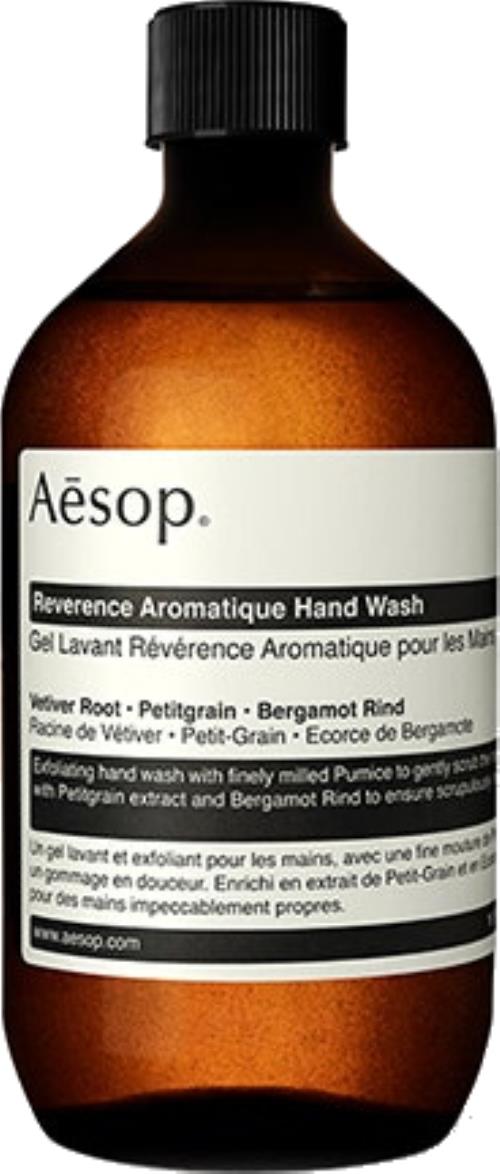 Aesop Čistiaci a exfoliačný gél na ruky (Reverence Aromatique Hand Wash) 500 ml s uzáverom