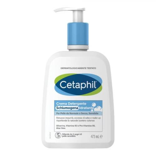 Cetaphil Hydratačný čistiaci krém na tvár (Hydrating Foaming Cream Cleanser) 473 ml